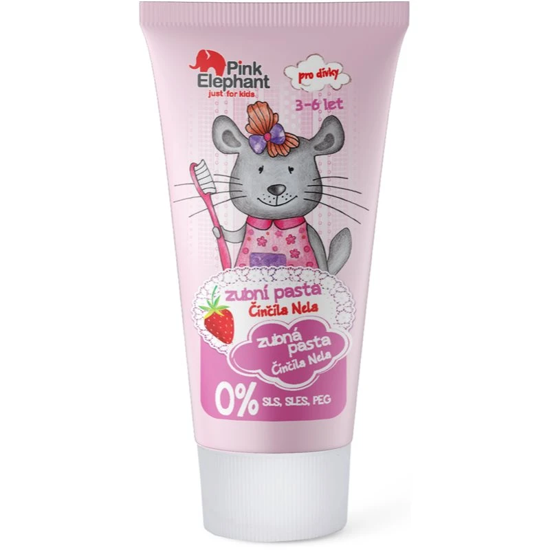 Pink Elephant Girls zubní pasta pro děti 50 ml