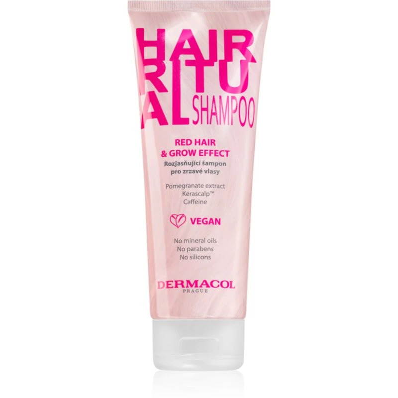 Dermacol Hair Ritual rozjasňující šampon pro červené odstíny vlasů 250 ml