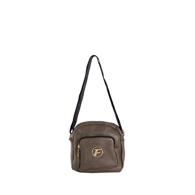 Khaki malá crossbody messenger taška