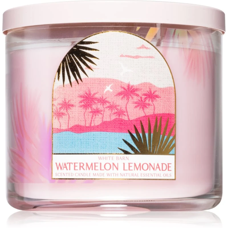 Bath & Body Works Watermelon Lemonade vonná svíčka 411 g