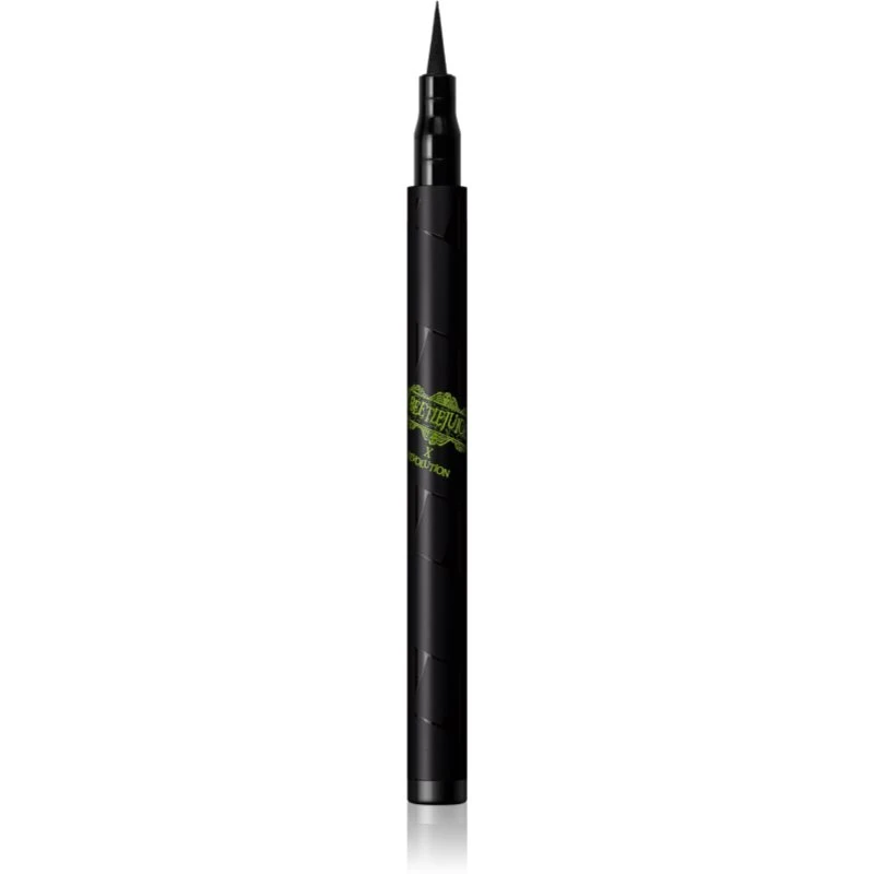 Makeup Revolution X Beetlejuice Say My Name precizní tekutá oční linka odstín Black 1 ml