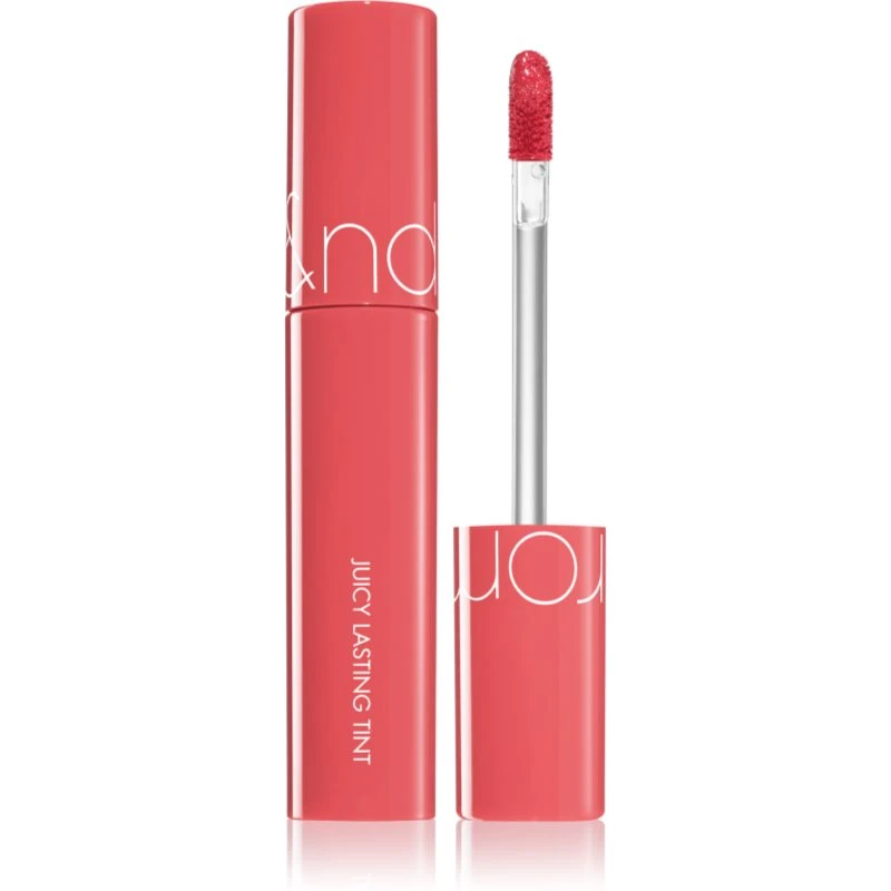 rom&nd Juicy Lasting vysoce pigmentovaný lesk na rty odstín 09 Litchi Coral 5,5 g