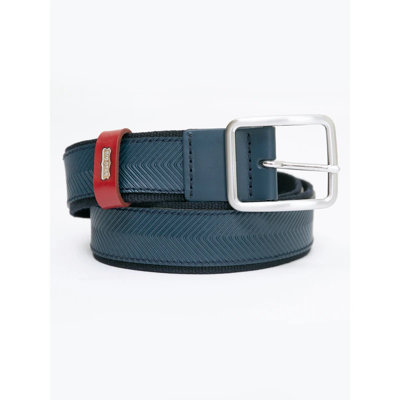 Big Star Man's Belt 240066 Navy Blue