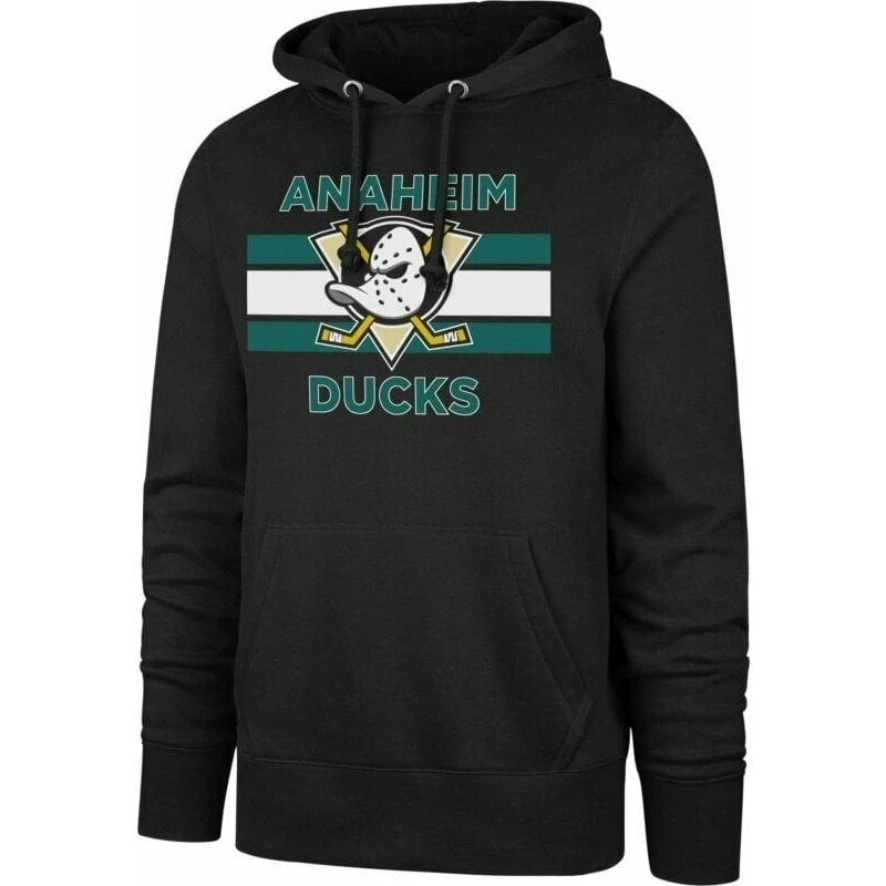 Anaheim Ducks NHL Burnside Pullover Hoodie Jet Black S