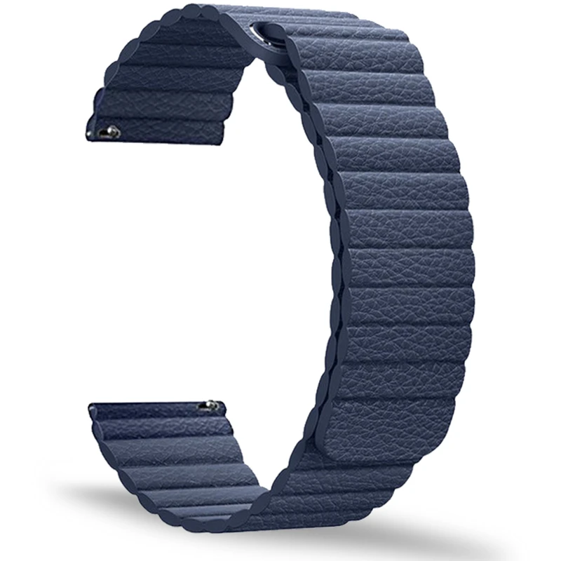 4wrist Provlékací řemínek pro klasické hodinky - Midnight Blue 20 mm