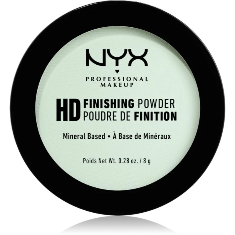 NYX Professional Makeup High Definition Finishing Powder pudr odstín 03 Mint Green 8 g