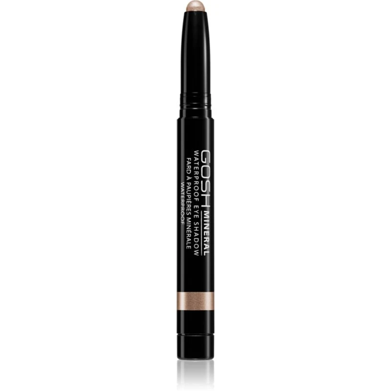 Gosh Mineral Waterproof dlouhotrvající oční stíny v tužce voděodolné odstín 002 Golden Brown 2,5 g