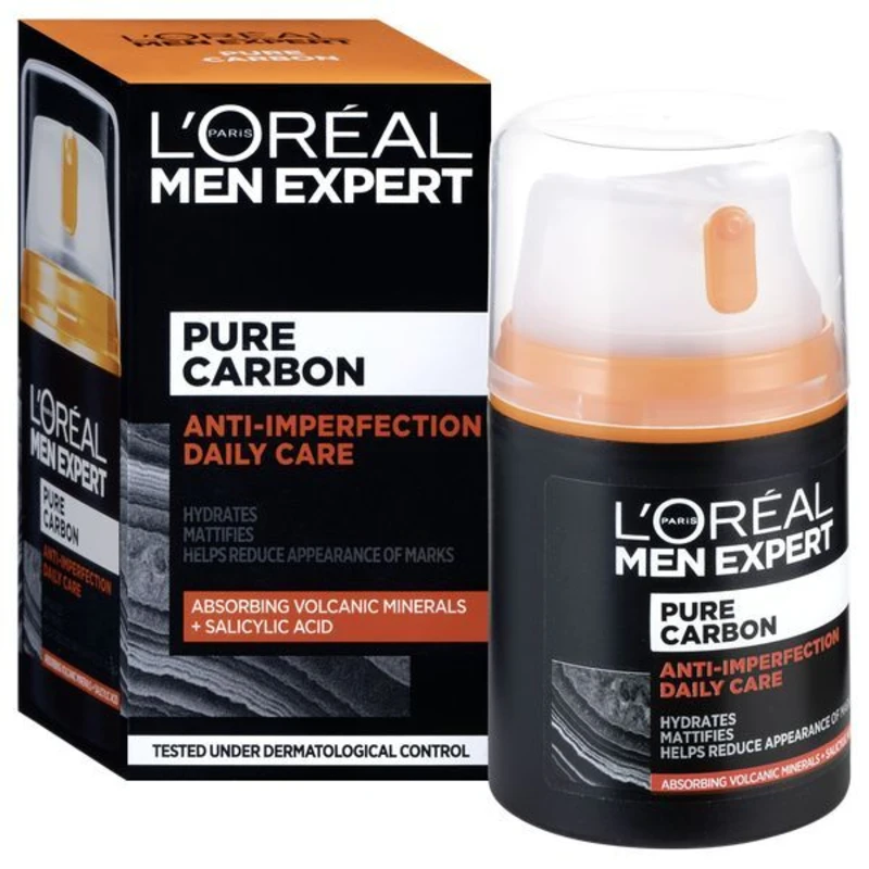 L´Oréal Paris Denní krém proti nedokonalostem Paris Men Expert Pure Carbon (Anti-Imperfection Daily Care) 50 ml