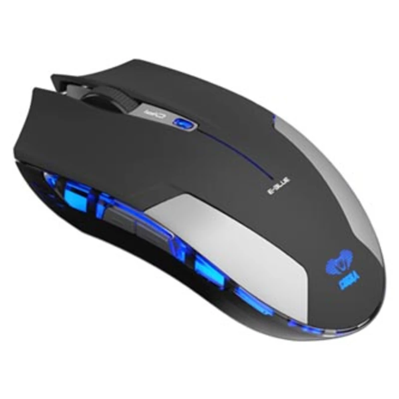 E-blue Myš Cobra Jr., 1750DPI, 2.4 [GHz], optická, 6tl., bezdrátová, černá, 2 ks AAA