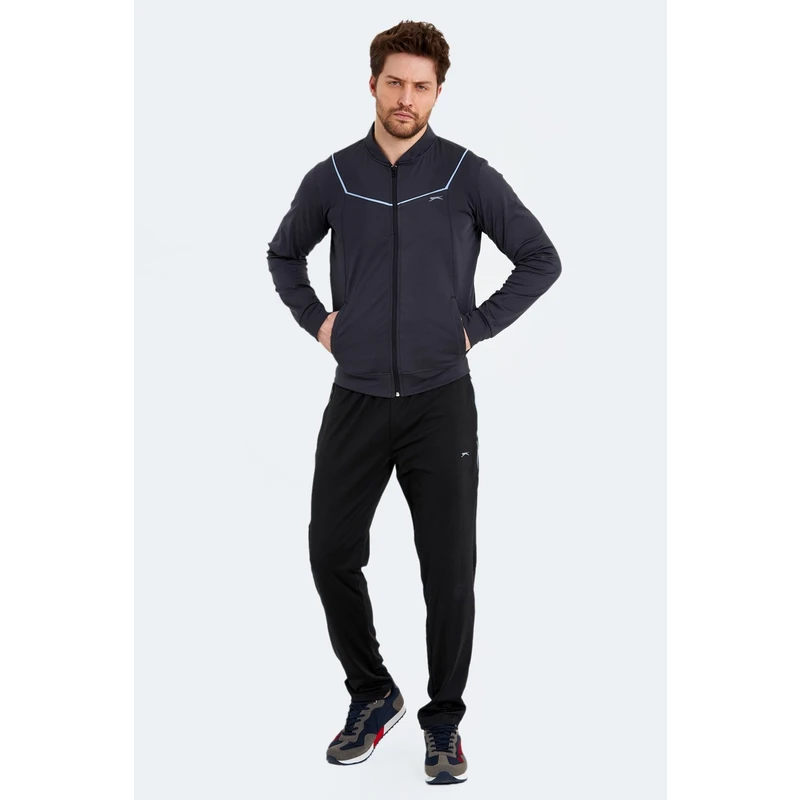 Slazenger Roosevelt Men's Tracksuit Suit Dark Gray