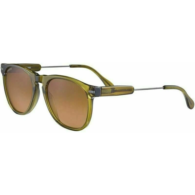 Serengeti Amboy Crystal Olive/Shiny Dark Gunmetal/Mineral Polarized Drivers Gradient