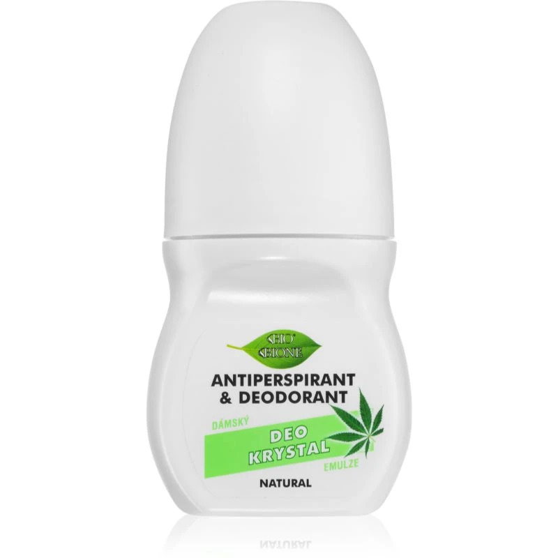 Bione Cosmetics Cannabis antiperspirant roll-on s vůní květin 80 ml