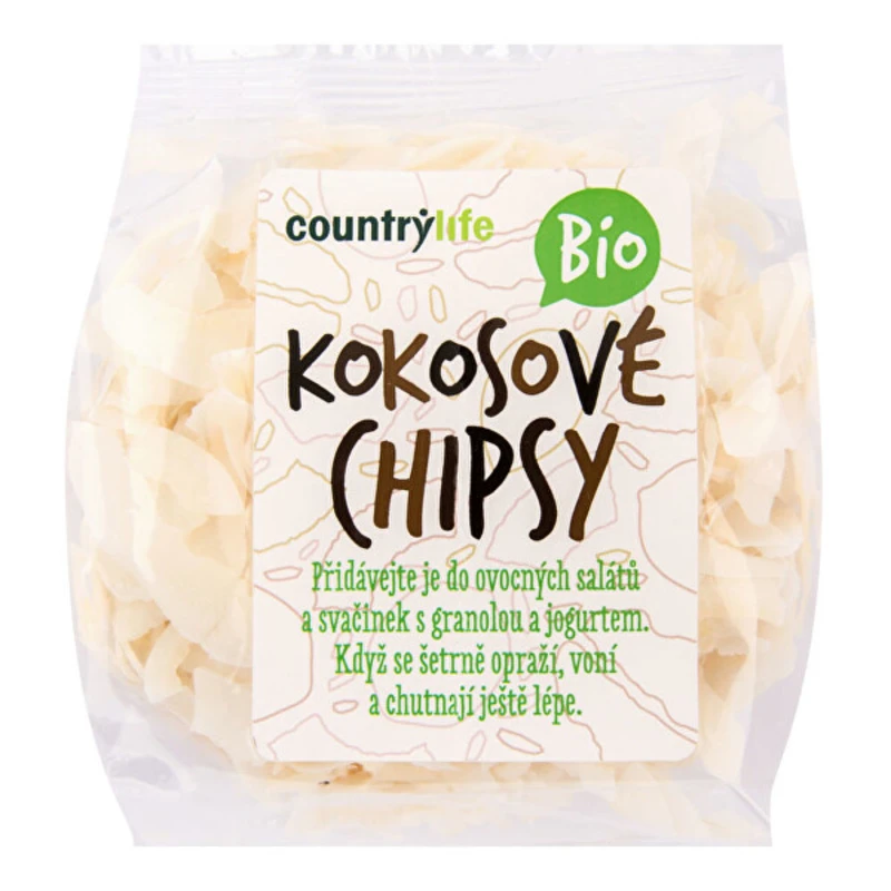 Country Life Kokosové chipsy BIO 150 g