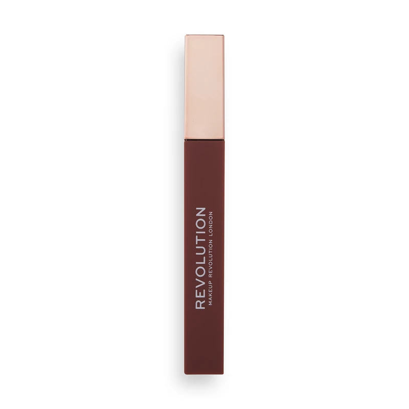 Makeup Revolution IRL Filter krémová rtěnka se saténovým finišem odstín Burnt Cinnamon 1,8 ml