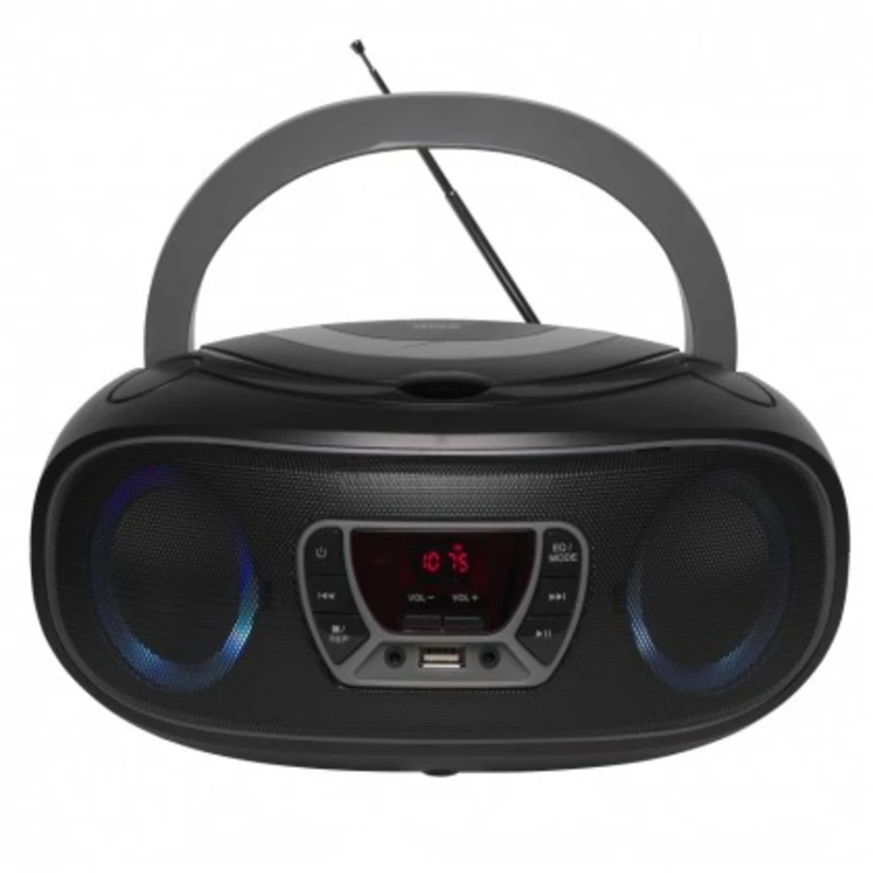 CD-rádio Denver TCL-212BT, AUX, CD, USB, Bluetooth, šedá