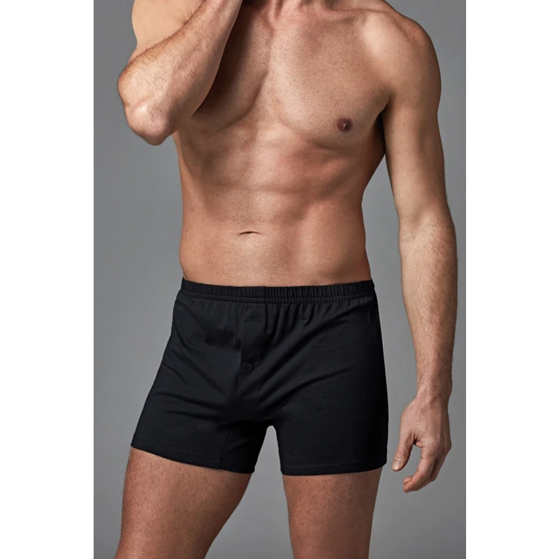 Dagi 2-Pack Black Combed Cotton Men's Boxer