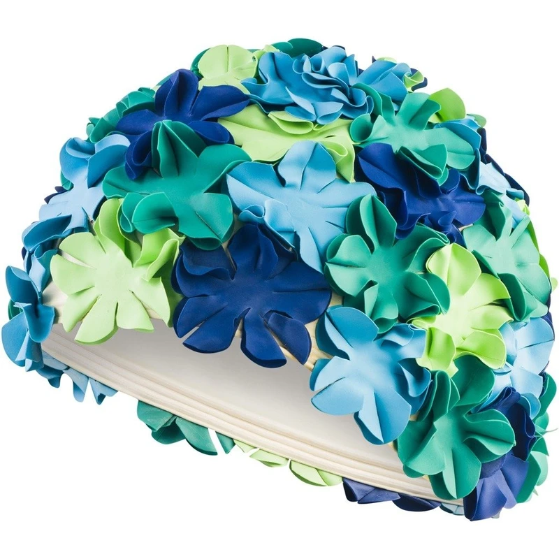 AQUA SPEED Woman's Swimming Cap Bloom  Pattern 07