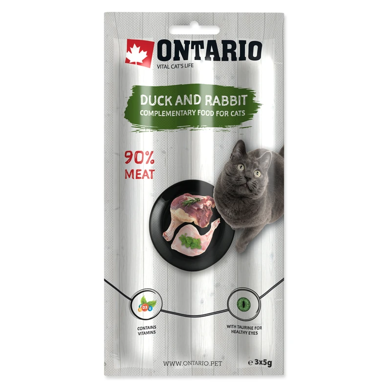 Ontario Stick for cats Duck&Rabbit 3x5 g