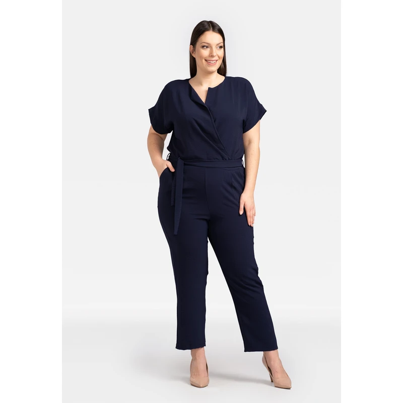 Dámský set Karko Karko_Jumpsuit_Q229_Navy_Blue