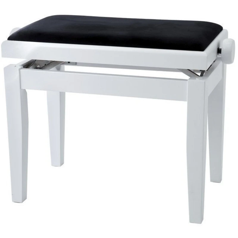 GEWA Piano Bench Deluxe White Matt