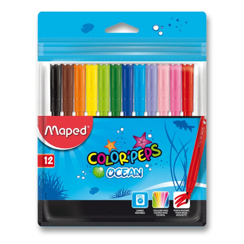 Maped Fixy Color´ Peps Ocean, 12 barev