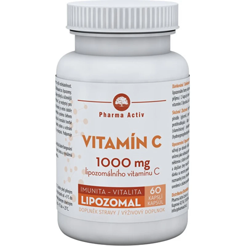 Pharma Activ LIPOZOMAL Vitamín C 1000 mg 60 kapslí