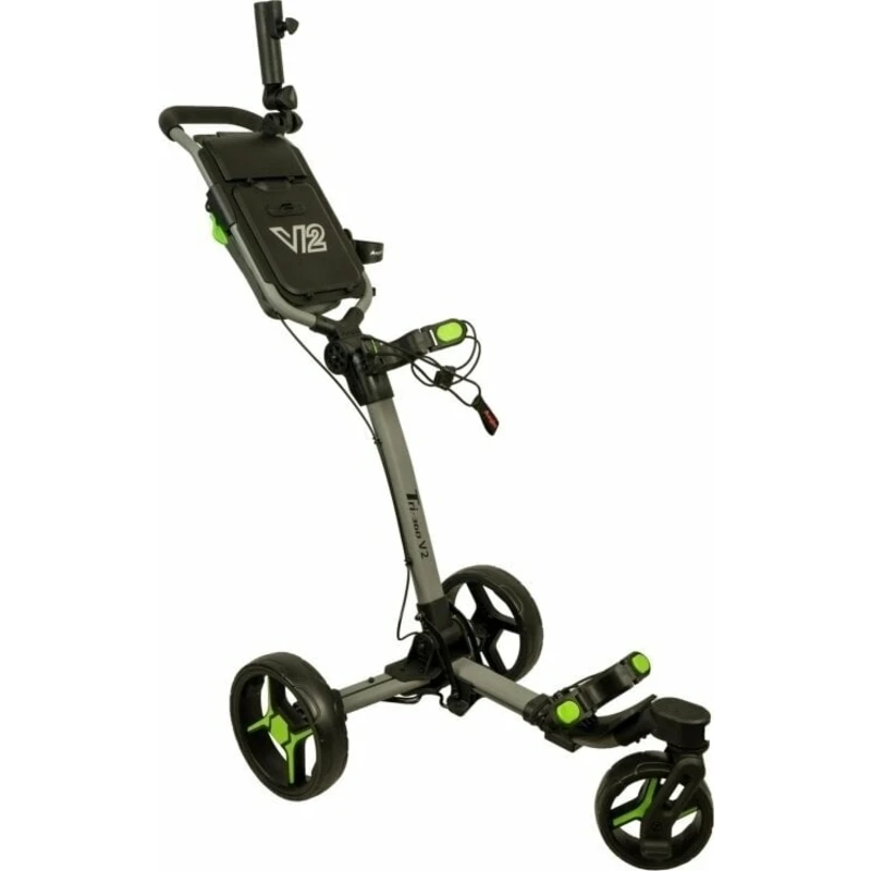 Axglo Tri-360 V2 3-Wheel SET Grey/Green Manuální golfové vozíky