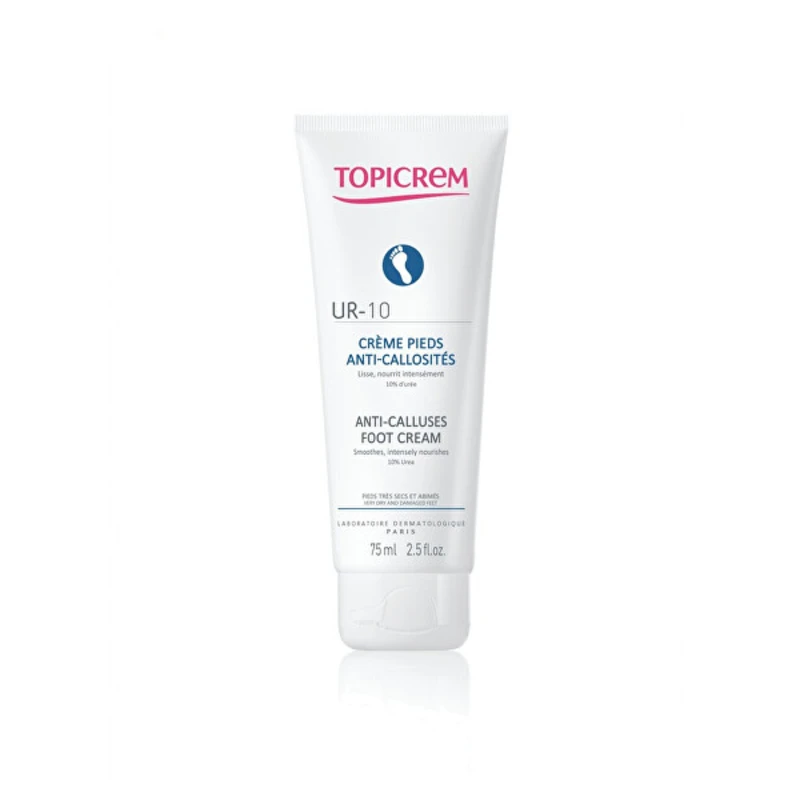 Topicrem Obnovující krém na nohy UR10 (Anti Calluses Foot Cream) 75 ml