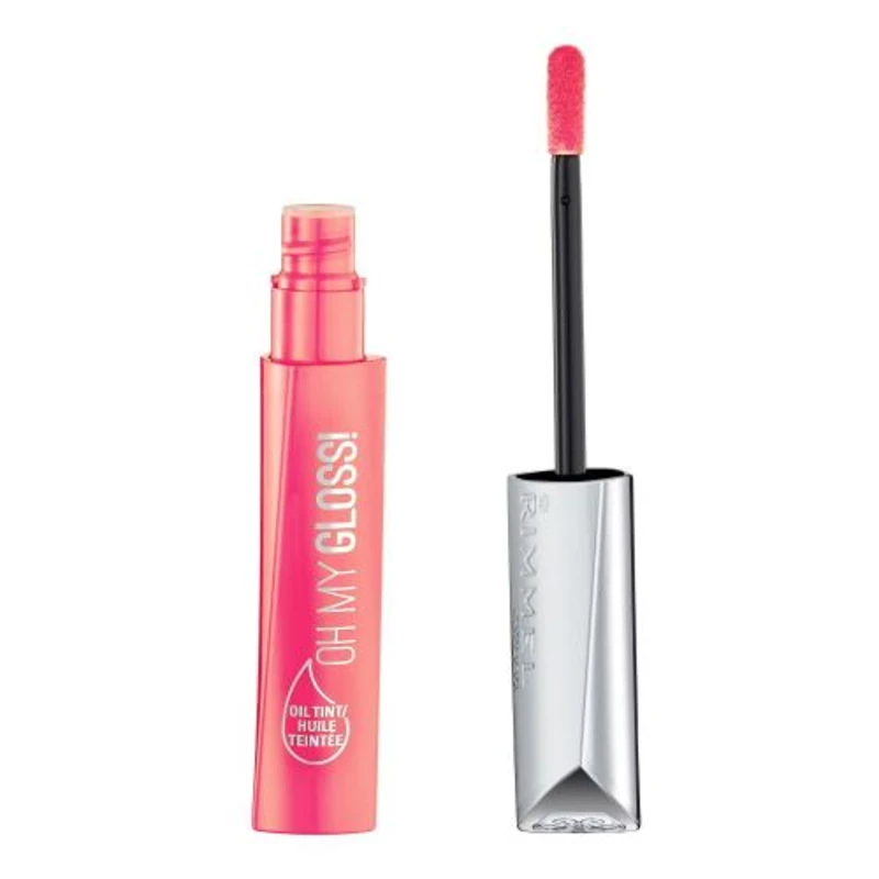 Rimmel Oh My Gloss! Oil Tint olejový lesk na rty odstín 400 Contemporary Coral 6.5 ml