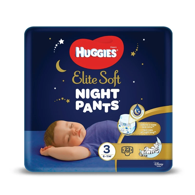 HUGGIES Elite Soft Pants OVN jednorázové pleny vel. 3, 23 ks