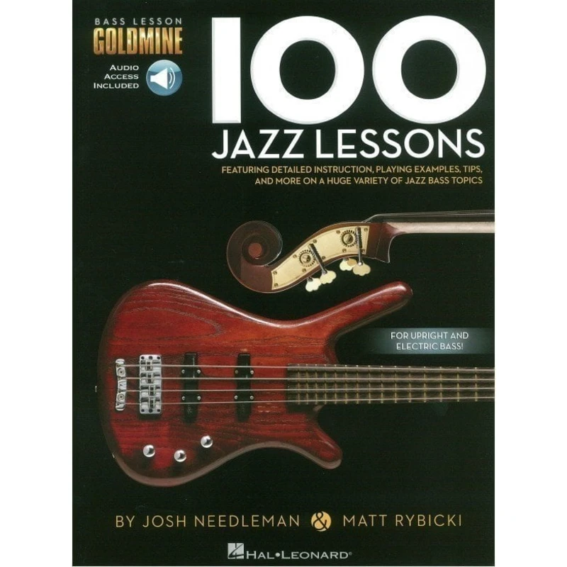 Hal Leonard Bass Lesson Goldmine: 100 Jazz Lessons Noty