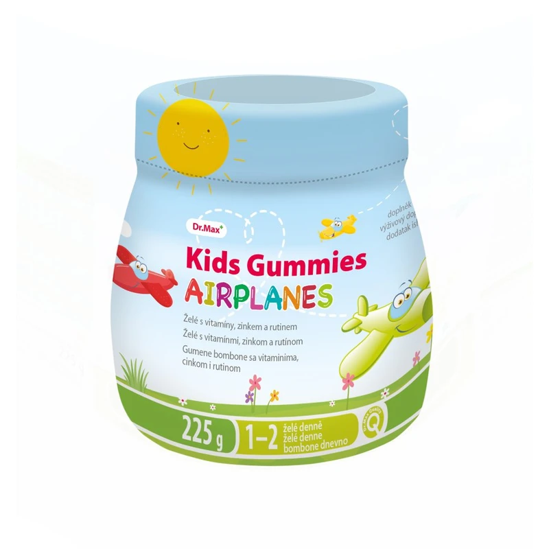 Dr.Max Kids Gummies AIRPLANES 225 g 50 ks