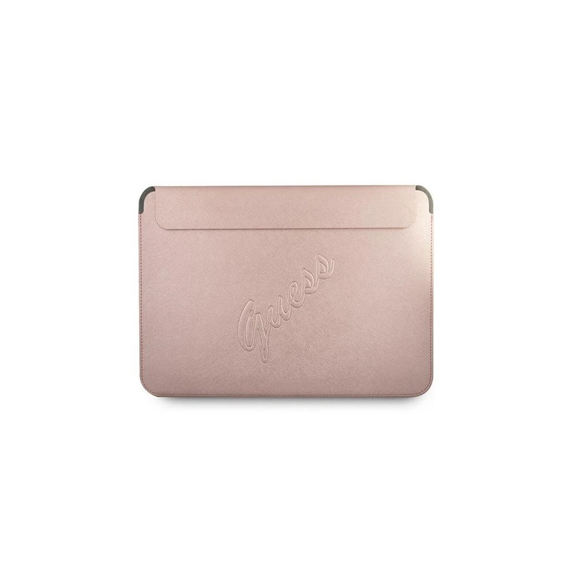 Guess Saffiano Computer Sleeve GUCS13PUSASPI pouzdro na notebook 13" pink