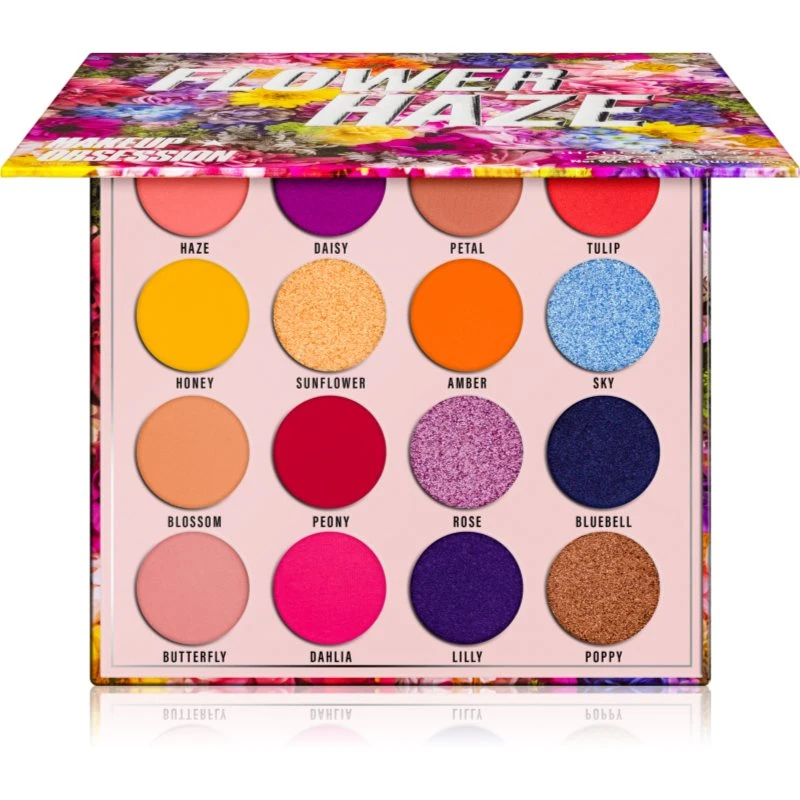 Makeup Obsession Flower Haze paletka očních stínů 20 g