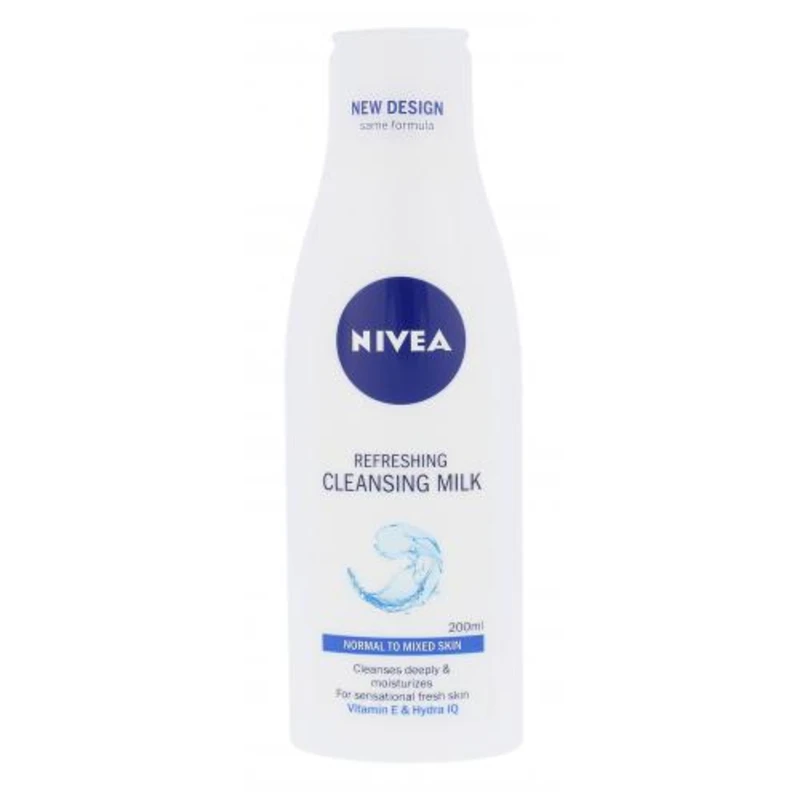 Nivea Refreshing 200 ml čisticí mléko pro ženy na normální pleť; na smíšenou pleť