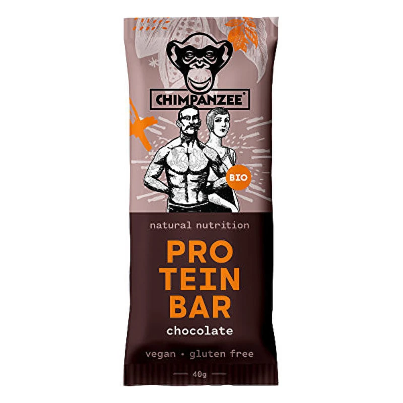 BIO proteinová tyčinka Chimpanzee Protein Bar 45g  Chocolate