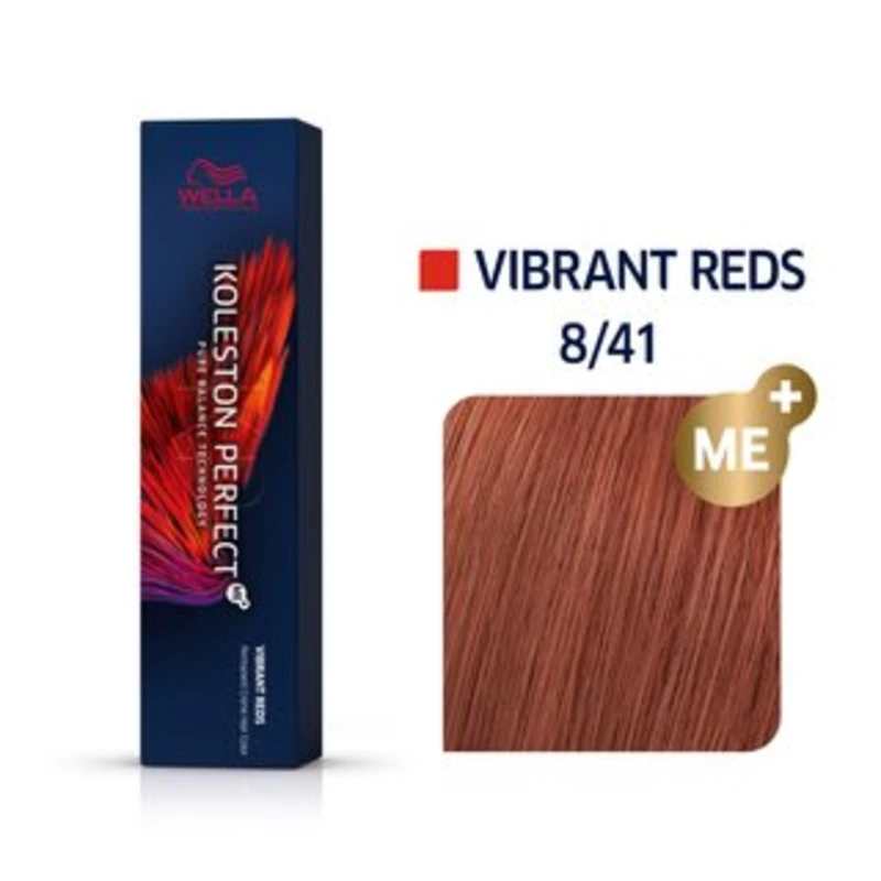 Wella Professionals Koleston Perfect Me+ Vibrant Reds profesionální permanentní barva na vlasy 8/41 60 ml