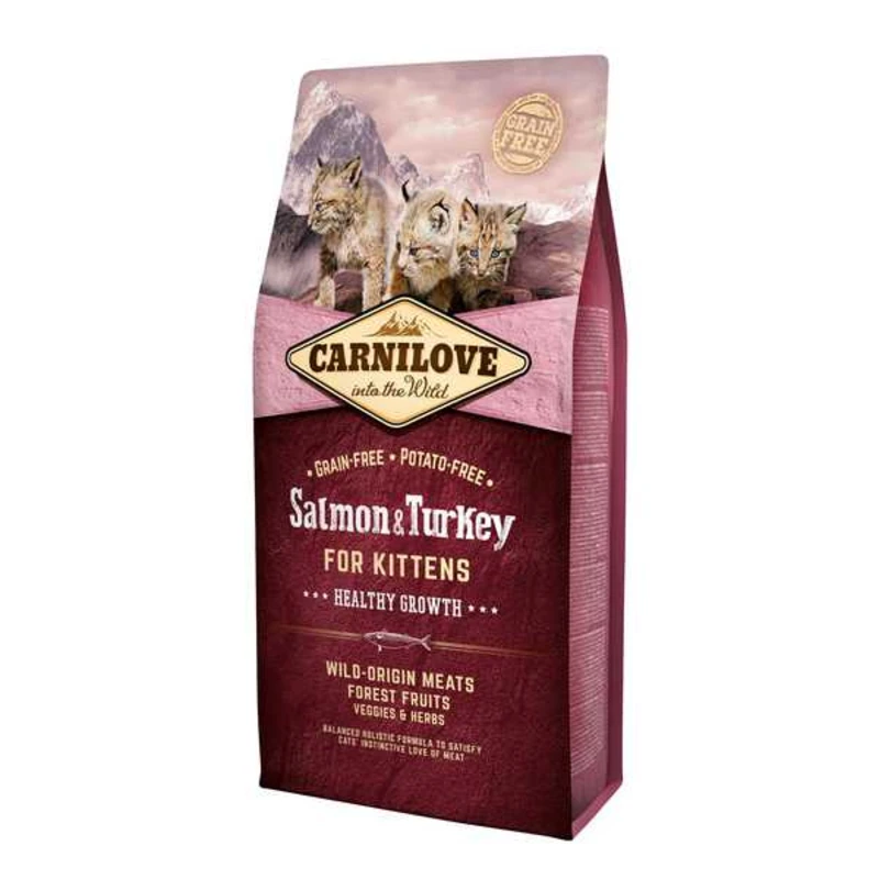 Carnilove Salmon and Turkey Kittens Healthy Growth 6kg