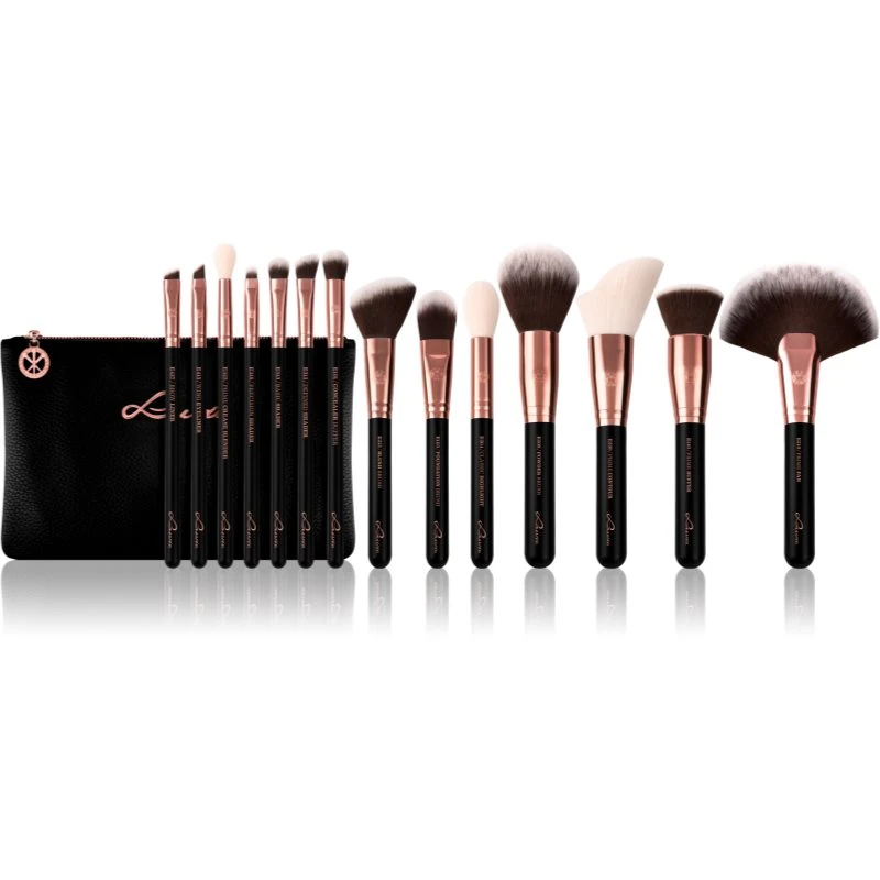 Luvia Cosmetics Essential Brushes Black Diamond sada štětců