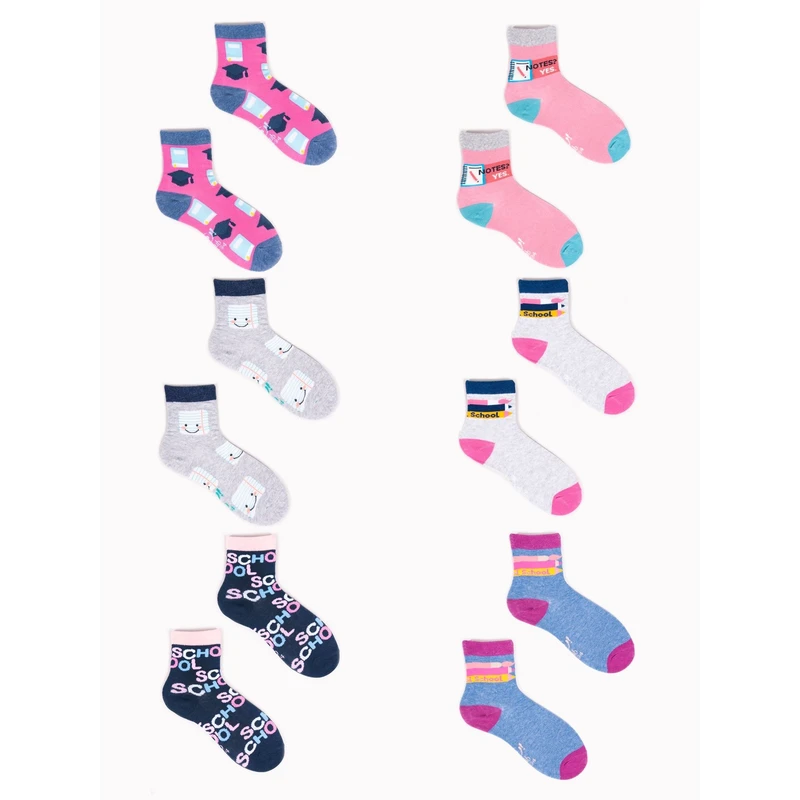 Yoclub Kids's 6Pack Socks SKA-0037G-AA00