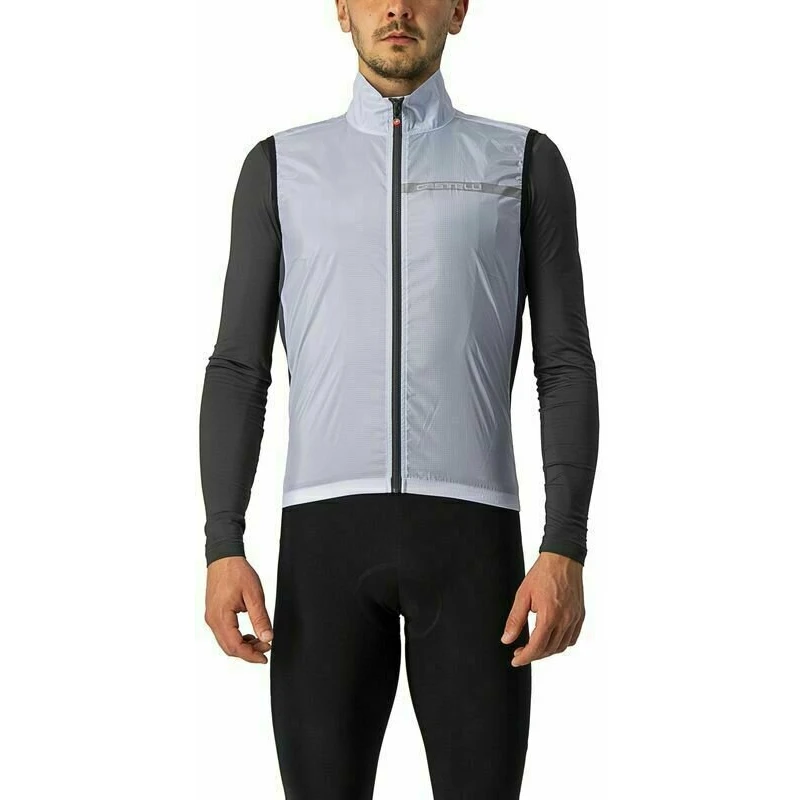 Castelli Squadra Stretch Vest Silver Gray/Dark Gray M