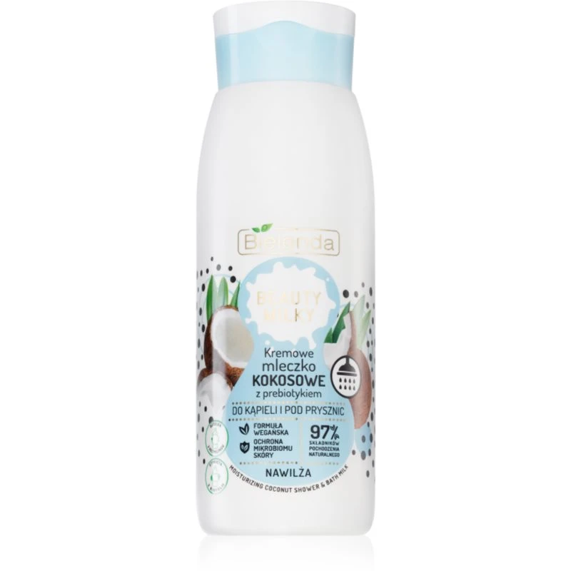 Bielenda Beauty Milky Coconut sprchové mléko 400 ml