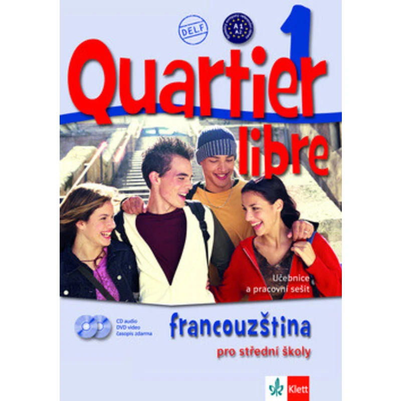 Quartier libre 1 - učebnice, pracovní sešit, DVD a časopis La revue de jeunes (Defekt) - M. Bosquet, kolektiv autorů