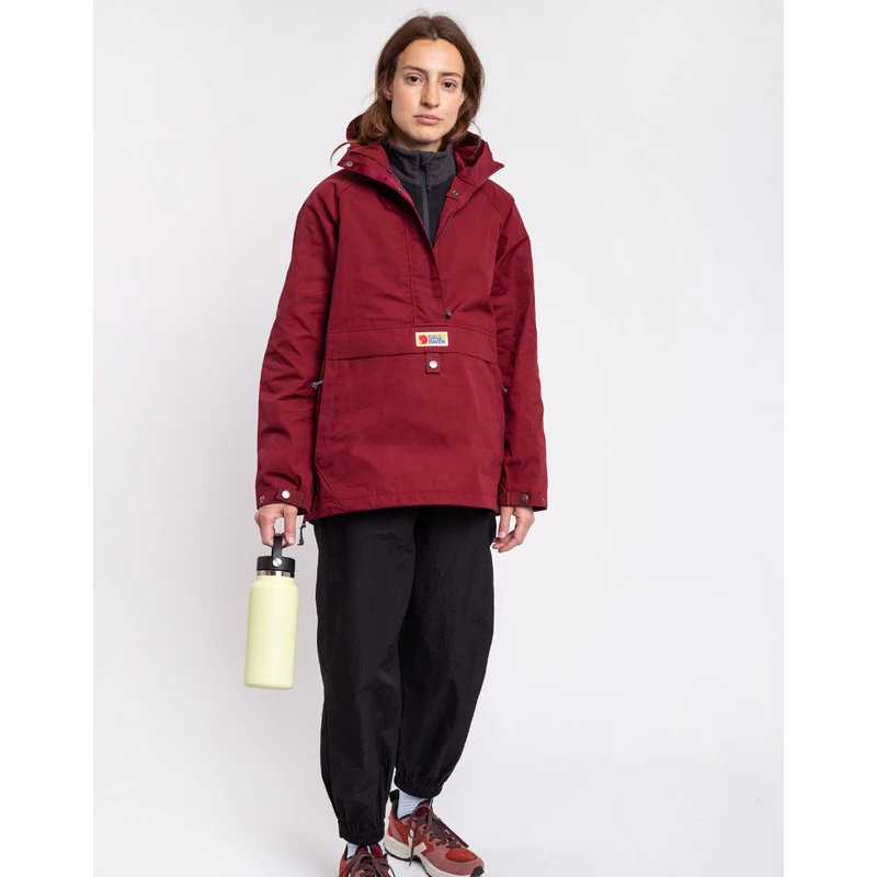 Fjällräven Vardag Anorak W 347 Bordeaux Red XS