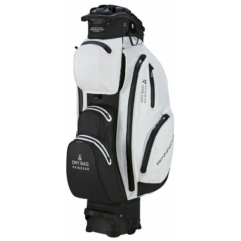 Bennington QO 14 Water Resistant White/Black Cart Bag