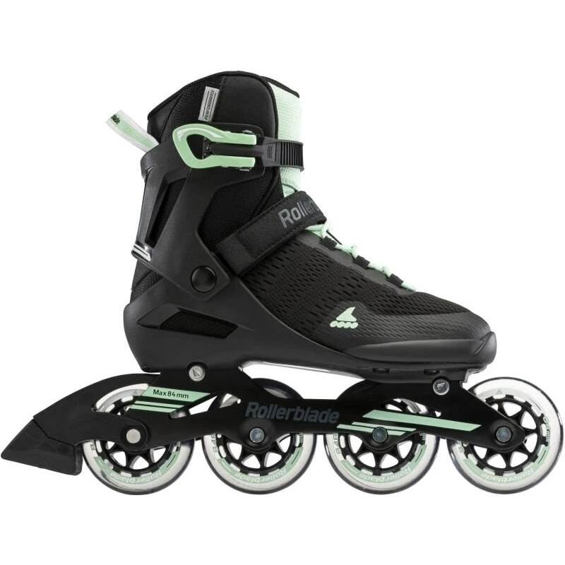 Rollerblade Spark 84 W Kolečkové brusle Black/Mint Green 37