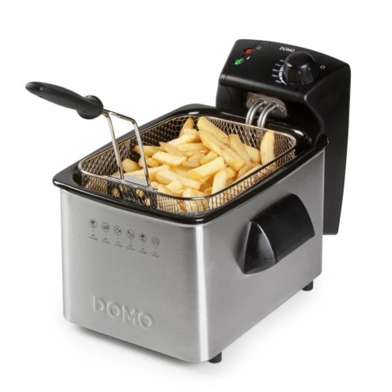 Fritovací hrnec fritéza domo do464fr, 3l