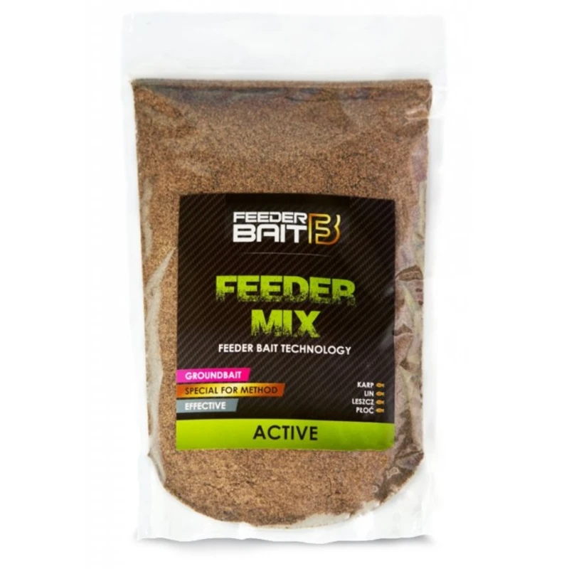 Feederbait krmítková směs feeder mix active 800 g