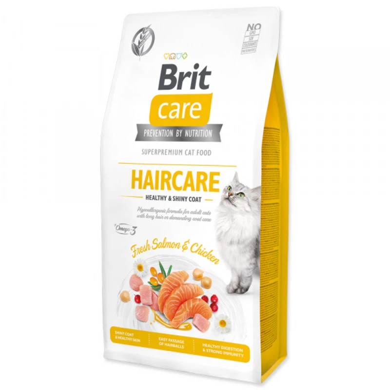 Brit Care Cat Grain-Free Haircare Healthy & Shiny Coat 7kg