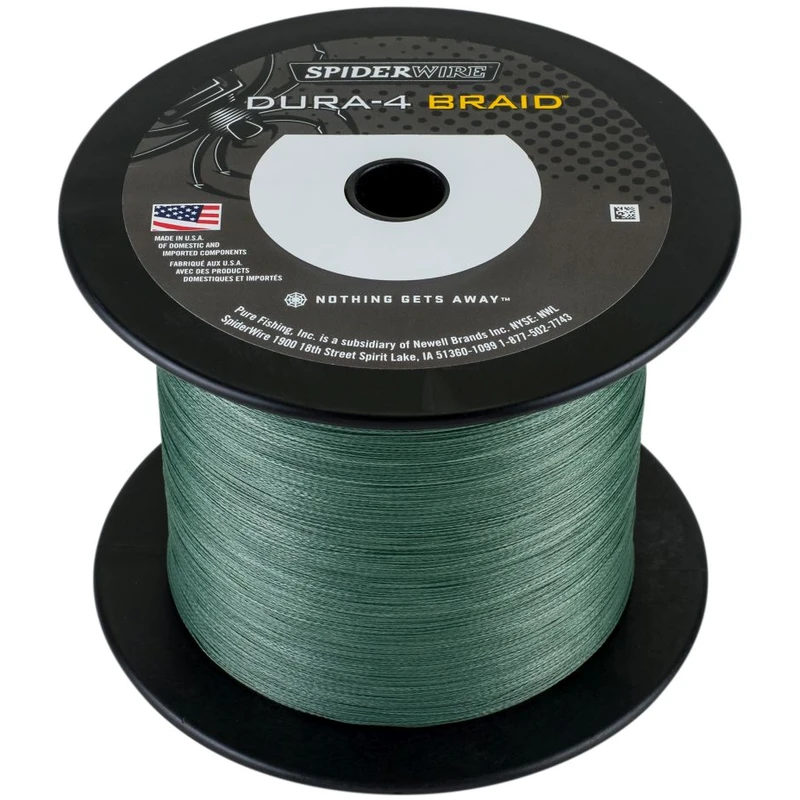 Spiderwire splétaná šňůra dura4 green-průměr 0,35 mm / nosnost 35 kg